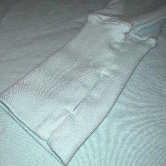 Free People Movement All Star Layer Oversized Long Sleeve Tee Poolside Blue Sz S - Picture 11 of 13